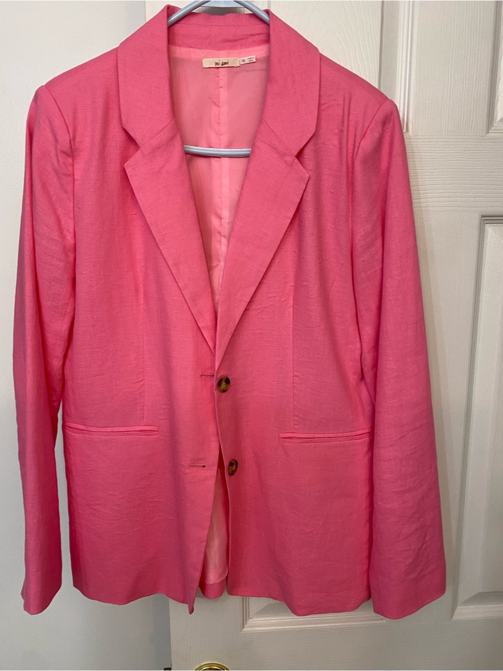 Women's Pink Blazer Jacket